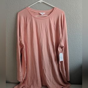 Women's Long Sleeve Blouse Top Plus Size 2X